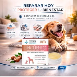 Fancy Pets Medical Solutions Ungúento Hidratante y Reparador para Piel y Cojinetes de Perro y/o Gato