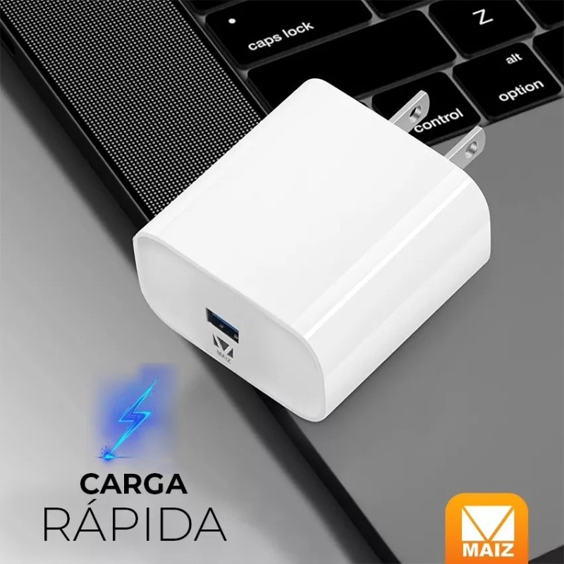 Maíz Cargador Portatil Usb Carga Rapida Pared Portatil Universal