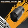 FALVFUN Car Exhaust Tip, 2.6" Inlet 3" Outlet 5.79" Length