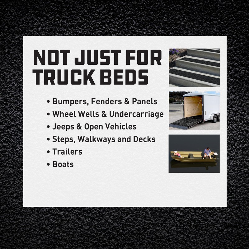 J-B Weld HERCULINER Truck Bed Liner, Black, 1 Quart