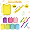 30 Pcs Plastic Cutting Board for Kids Safe Knife Cutting