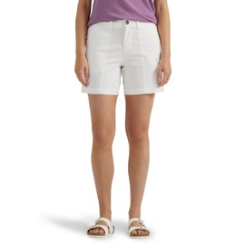 Lee Women's Ultra Lux Comfort with Flex-to-Go Cargo Short Bright White 12