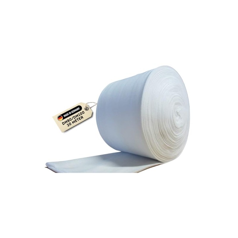 Doubleyou Geovlies & Baustoffe Drainage Fleece 20 m | Filter