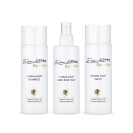 Human hair care set for real hair wigs