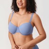 DELIMIRA Women's Inbarely Plus Balconette Bra Plus Size Full Coverage