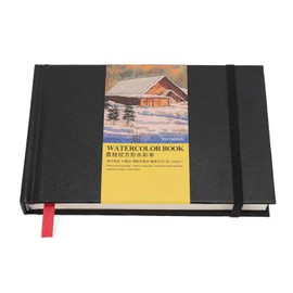 Watercolor Sketchbook, Thickened Watercolor Paper Notebooks Artist Sketchbook 230gsm 36 Sheets Improve Skills for Students Artists for Travel (14 * 9cm)