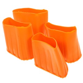 Yardenfun 4pcs Non-Slip Ladder Feet Covers Durable Silicone Pads for Ladder Stability and Floor Protection Bumpers for Wood Tile and Carpet