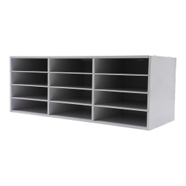 N/A 4-Tier Mail Sorter Organizer Countertop Literature Student Mailbox for Classroom