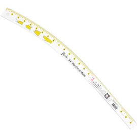 Dritz 24" Hip Curve Ruler with How-to Illustrations