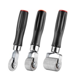 3Pcs 3 Size Car Sound Deadening Roller Audio Sound Deadener Roller Metal Installation Tool Rolling Wheel Application Car Sound Roller