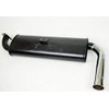 Quiet Muffler, with Chrome Tip, 3 Bolt Flange, for Beetle,