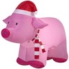 Gemmy Inflatables Holiday G08 36830 Air Blown Outdoor Pig Decor
