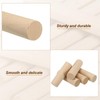 PATIKIL 10 Pcs 30mm x 10cm Dowel Rod Wooden Dowel