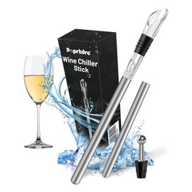 Wine Cooling Stick, Set of 4, Wine Cooler Rod with Spout, Practical Wine Accessories for Wine Lovers, Wine Cooler Set, Gift for Most Bottles
