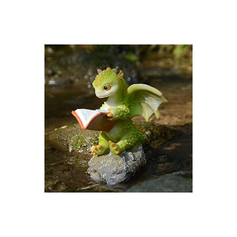 Gemmia Fairy Garden Dragon Figurine- Love Dragon