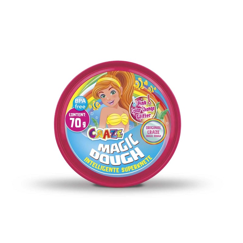 Craze Magic Dough - Intelligent Modelling Clay 80g Various Colours