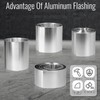 YIEMI Aluminum Flashing Roll，Aluminum Sheet Roll 3500x50x0.5mm(LxWxT) Applicable to Various