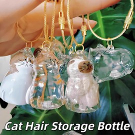 Xunzhi Cat Hair Storage Bottle,Pet Fur and Hair Keepsake Bottle,Pet H/air Memorial B/ottle,P/et H/air Keepsake Box,Keychain for Collecting Cat Ha/ir,P/et Fur Preserve,Pe/t Furs K/eepsake B/ottle,06#