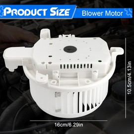 HVAC Heater Blower Motor with Brushless Motor, Compatible with Toyota Sequoia 2008-2022, Sienna 2011-2020, Front Side, Replace# 87103-0C051