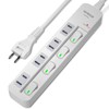 SAYBOUR Power Strip, Lightning Guard, Individual Switch, Power Saving Tap,
