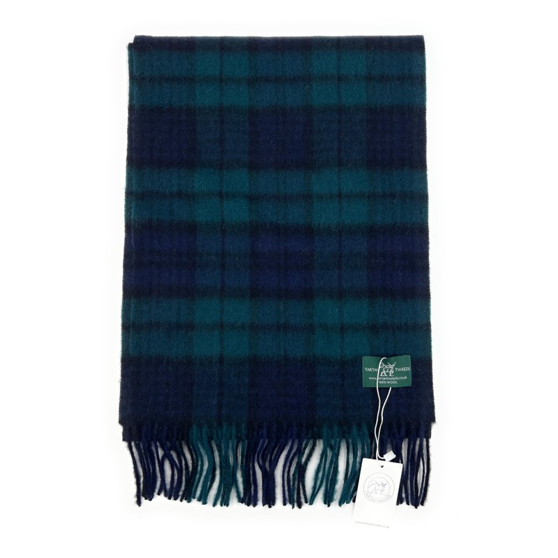 Edinburgh Black Watch Lambswool Tartan Scarf