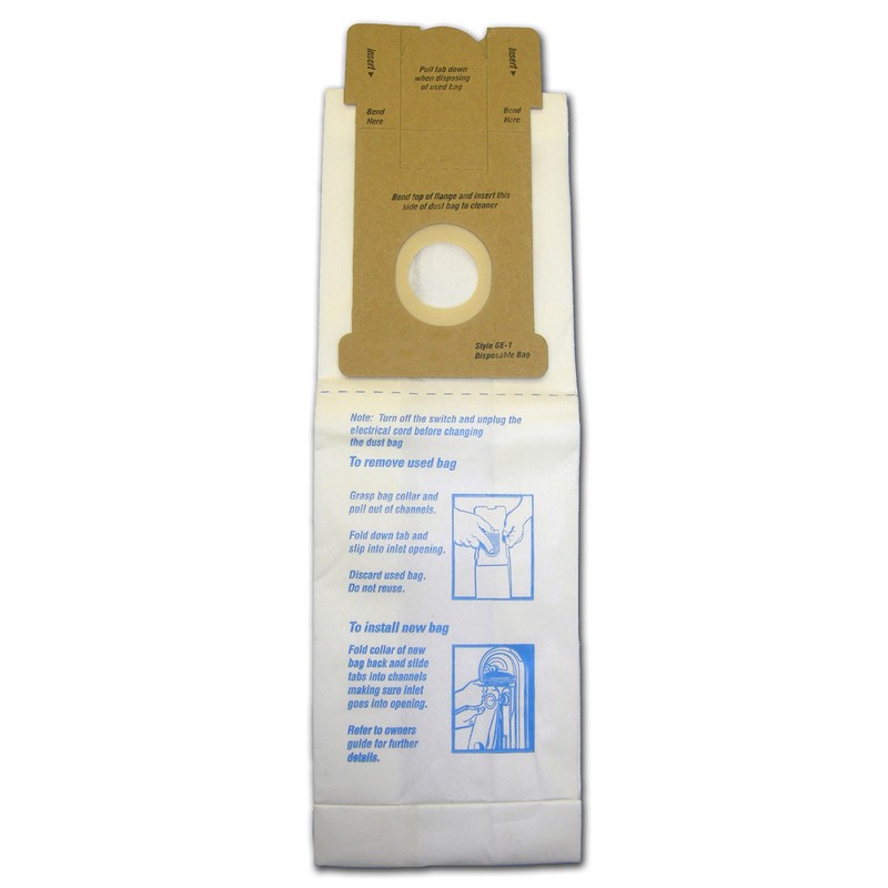 EnviroCare Replacement Micro Filtration Vacuum Bags for GE Uprights Style
