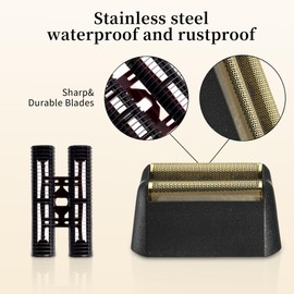 1 Pack Foil Shaver Replacement Foil Fits for Andis Foil Shaver TS1 (17150, 17235, 17220) and TS2 (17200), Gold