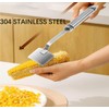 Corn Peeler,Stainless Steel Corn Stripping Tool Ergonomic Corn Remover Kitchen