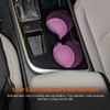 Lyxheth 4PCS Car Cup Holder Coaster, Cup Holder Insert, Silicone