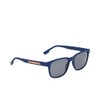 Lacoste L980SRG Sunglasses, 400 Matte Blue, 54