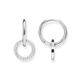 Thomas Sabo Women Hoop Earrings Circle 925 Sterling Silver CR620-051-15