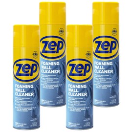 Zep Foaming Wall Cleaner - 18 oz (Case of 4) ZUFWC18 - Removes Stains Without Damaging Finishes