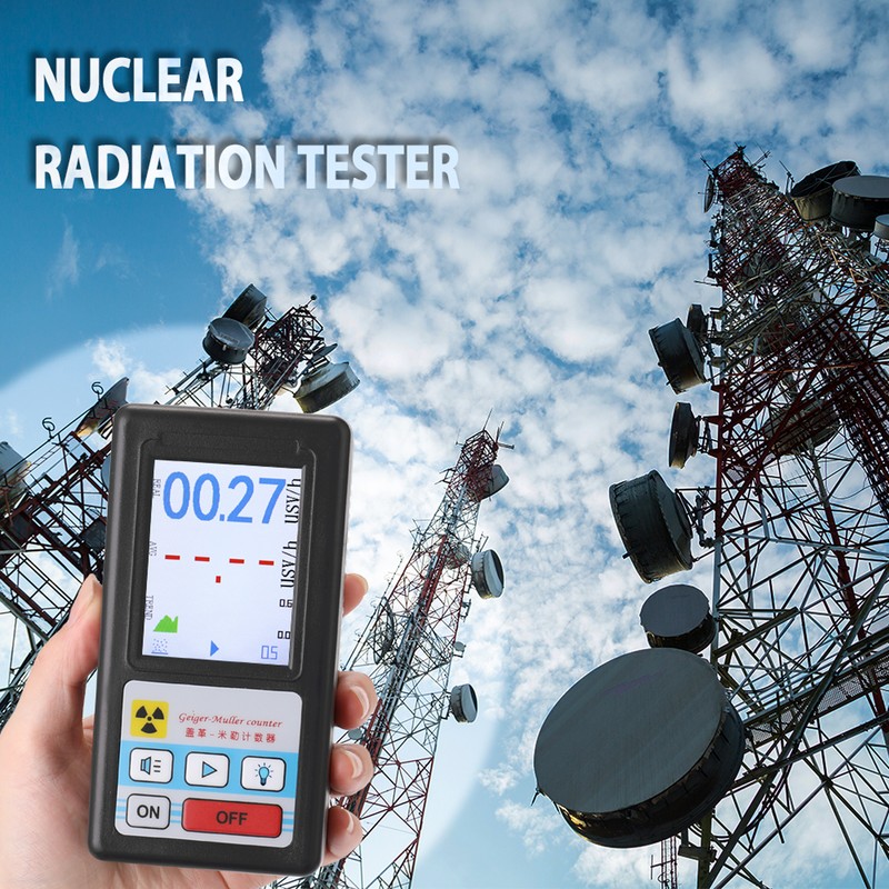 Handheld Portable Geiger Counter Multifunctional Nuclear Radiation Detector Personals Dosimeter