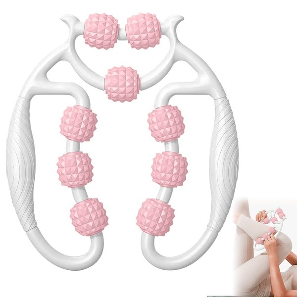 Massageroller Beine,Massageroller Beine Arm, Anti Cellulite Roller MassagegeräT,Ring-Massagegerät Geeignet für