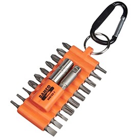 Bahco 22-Piece Multi-Colour Screwdriver Bit Set, Ph/Pz/T/Sl, 1/4" Socket Adaptor
