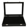 Fockety Pin Display Case, Sponge Lining Dust Proof Shadow Box