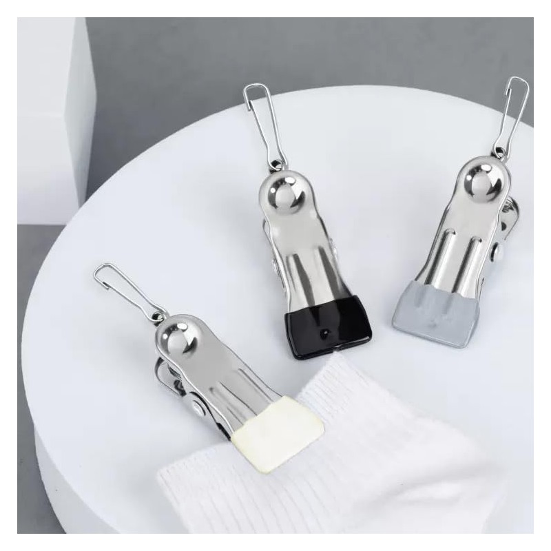 Pinzas para ropa (66, gris)