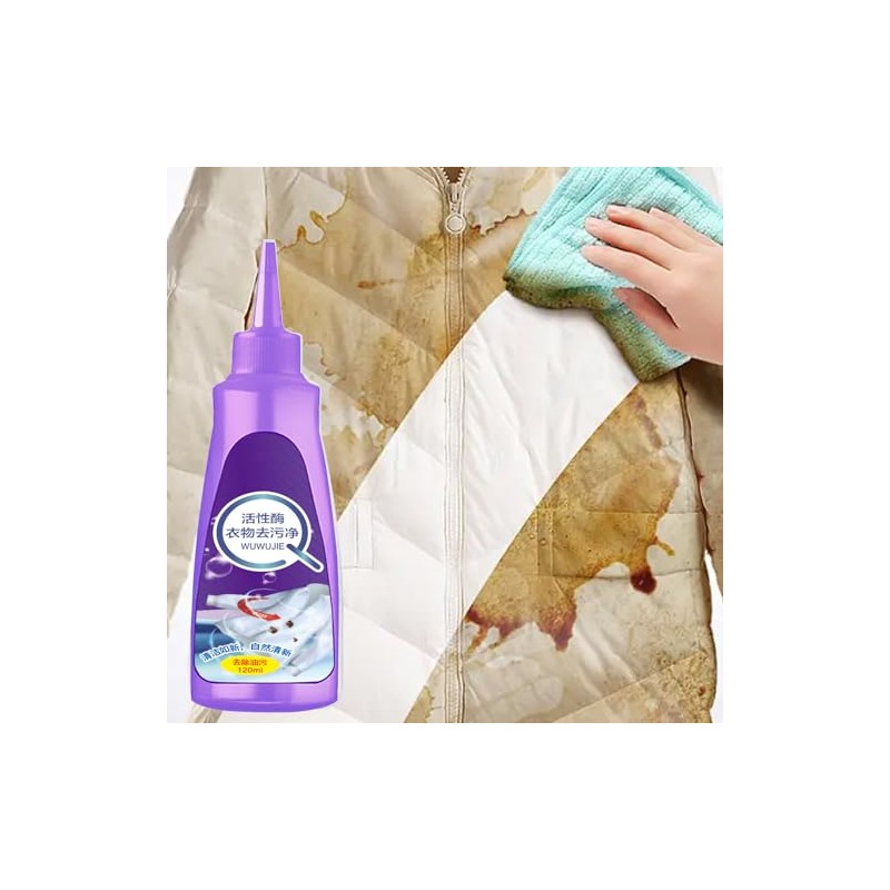 Manchas difíciles Ropa - Telas | 120ml Quitamanchas Instantáneo Sin