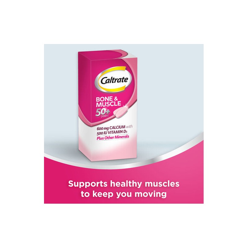 Caltrate Bone & Muscle 50+ Years 100 Tablets