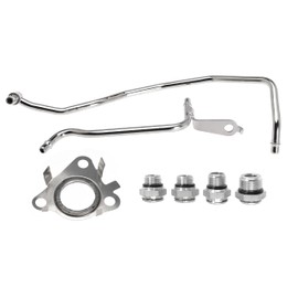 unrulysoul Replacement 926-187 Turbo Coolant Line Tubes, Driver/Left Side Engine Coolant Pipe Kit for Ford Expedition 15-17, F150 11-16, Transit 150 250 350 350HD 15-21 and for Lincoln Navigator 15-17