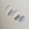 Snowdoll Handmade Nail Tips - Almond Midi / 스노우돌 수제네일팁