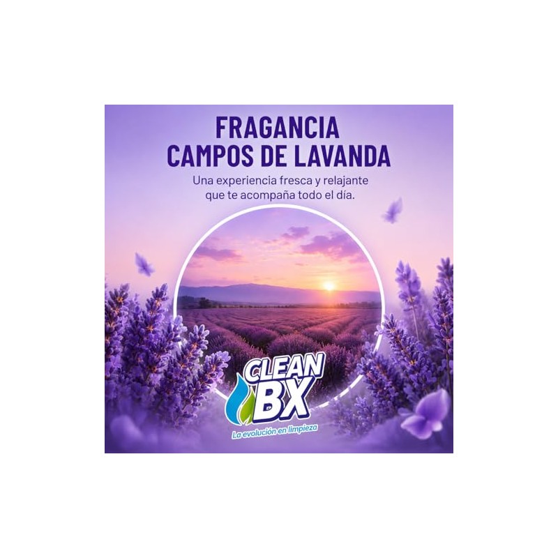 Jabón Líquido Manos Cuerpo Aroma Campos Lavanda Relajante Hidratante Uso