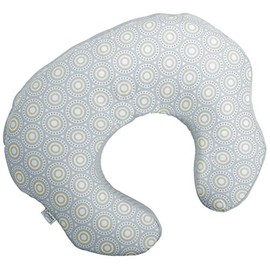 Comfort & Harmony Mombo Nursing Pillow Slipcover, Hello Yellow/Grey