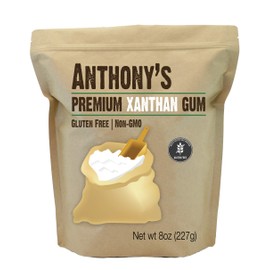 Anthony's Premium Xanthan Gum, 8 Ounce, Made in the USA, Gluten Free, Keto Friendly