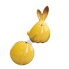 TOYANDONA 2pcs Easter Bunny Rabbit Figurines Ceramic Rabbit Statues Car
