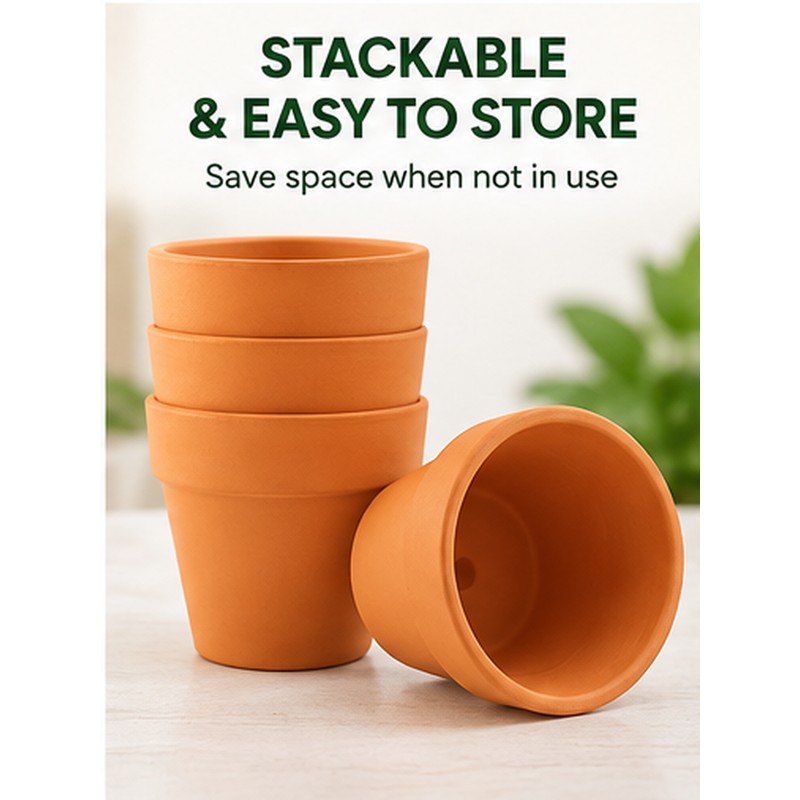 16-Pack Mini Terracotta Pots for Succulents & Cactus – 1.8-Inch