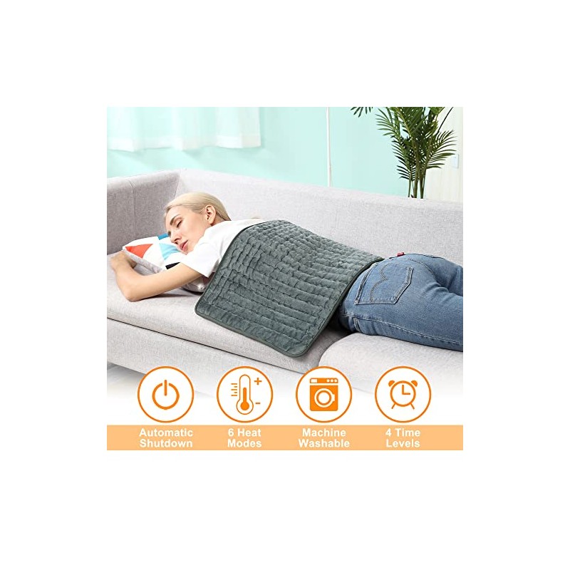 BEAUTIKEN Heating Pad, Electric Heating Pad for Dry, Electric Heat