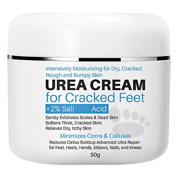 Urea 40% Foot Cream, Cracked Heel Cream, 50g Callus Remover