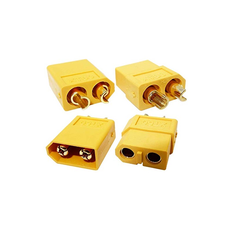 Audiophan Bullet Connector XT60 Male Female Set Yellow XT60 (2