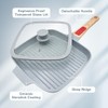 RANX INGST Nonstick Ceramic Griddle Pan with Lid, 10 Inch
